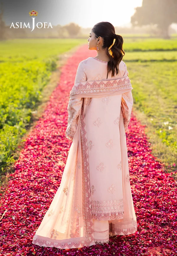 AJELL-15 EMBROIDERED LAWN 3 PCS