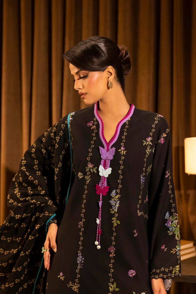 Linen Muzlin 3 Piece Suit -SKU: M253-013B-3CQ
