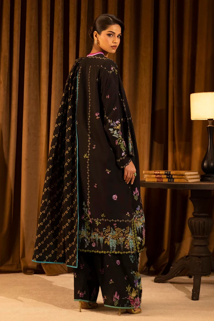 Linen Muzlin 3 Piece Suit -SKU: M253-013B-3CQ