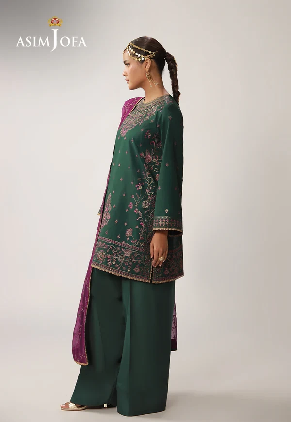 AJULO-06 Embroidered Silk 3 pcs - AJULO-06-UNS