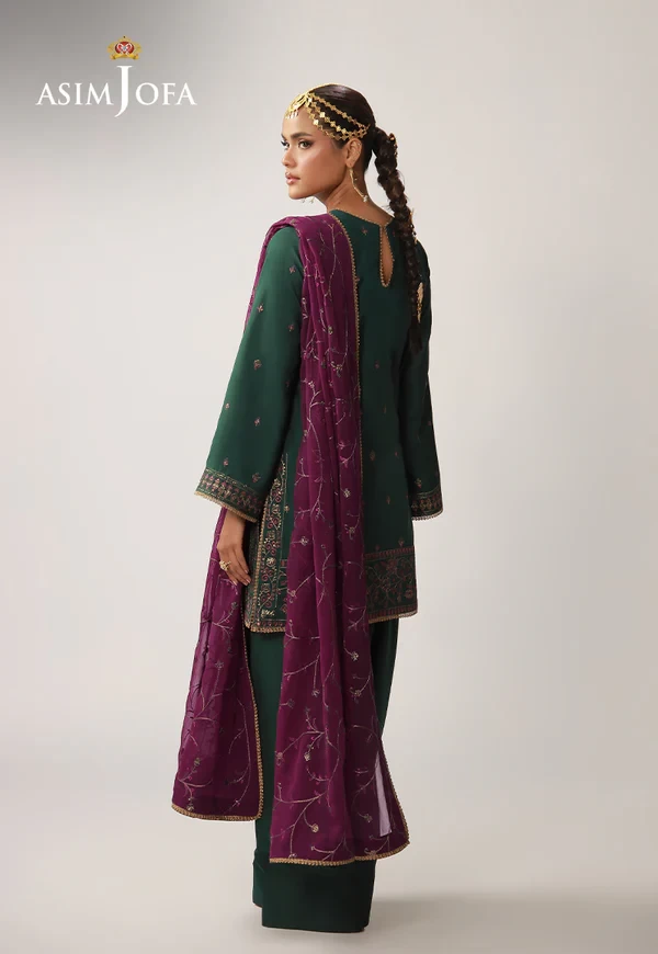 AJULO-06 Embroidered Silk 3 pcs - AJULO-06-UNS