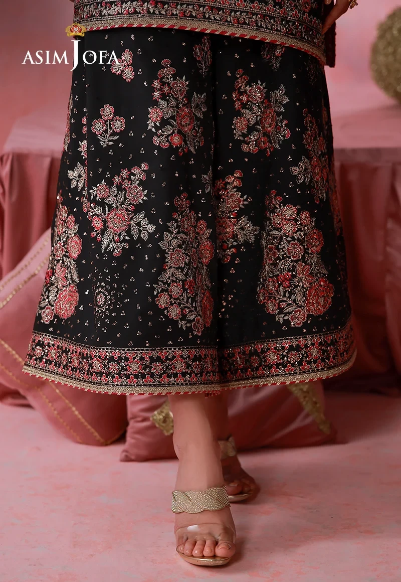 AJULFI-07 Embroidered Silk 2 Pcs -  AJULFI-07-UNS