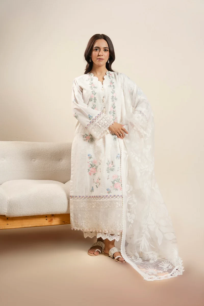 RTS | SHIRT, TROUSER & DUPATTA CAMBRIC | EMBROIDERED - CAMBRIC | EMBROIDERED