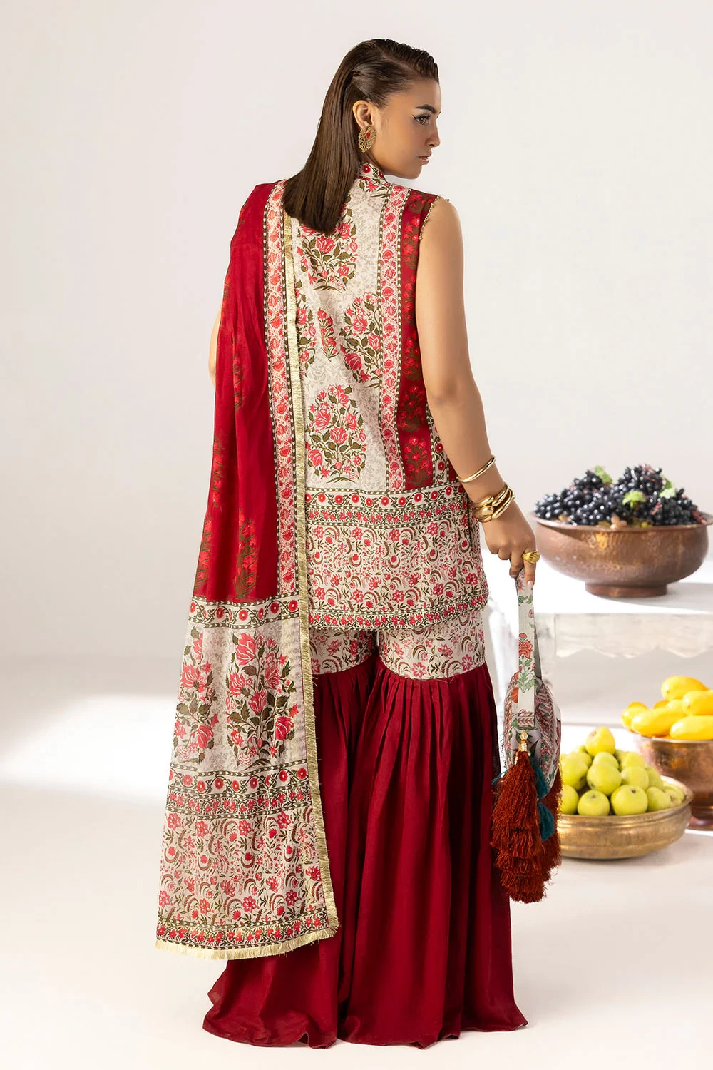 3 Piece Printed Lawn Suit with Dupatta CL-62179 - W-FB-HT-26-455540