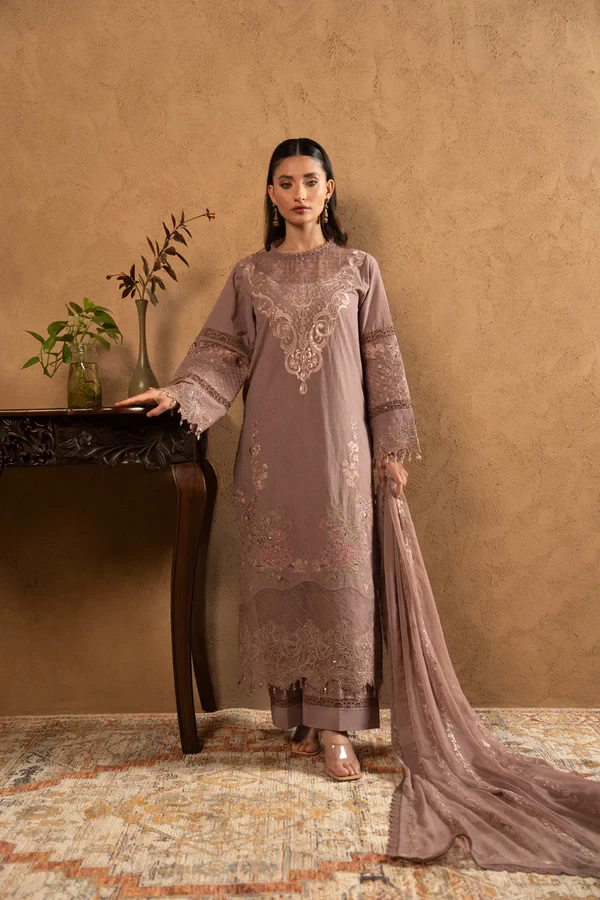 RTS | SHIRT, TROUSER & DUPATTA - SL-11-26-Pink