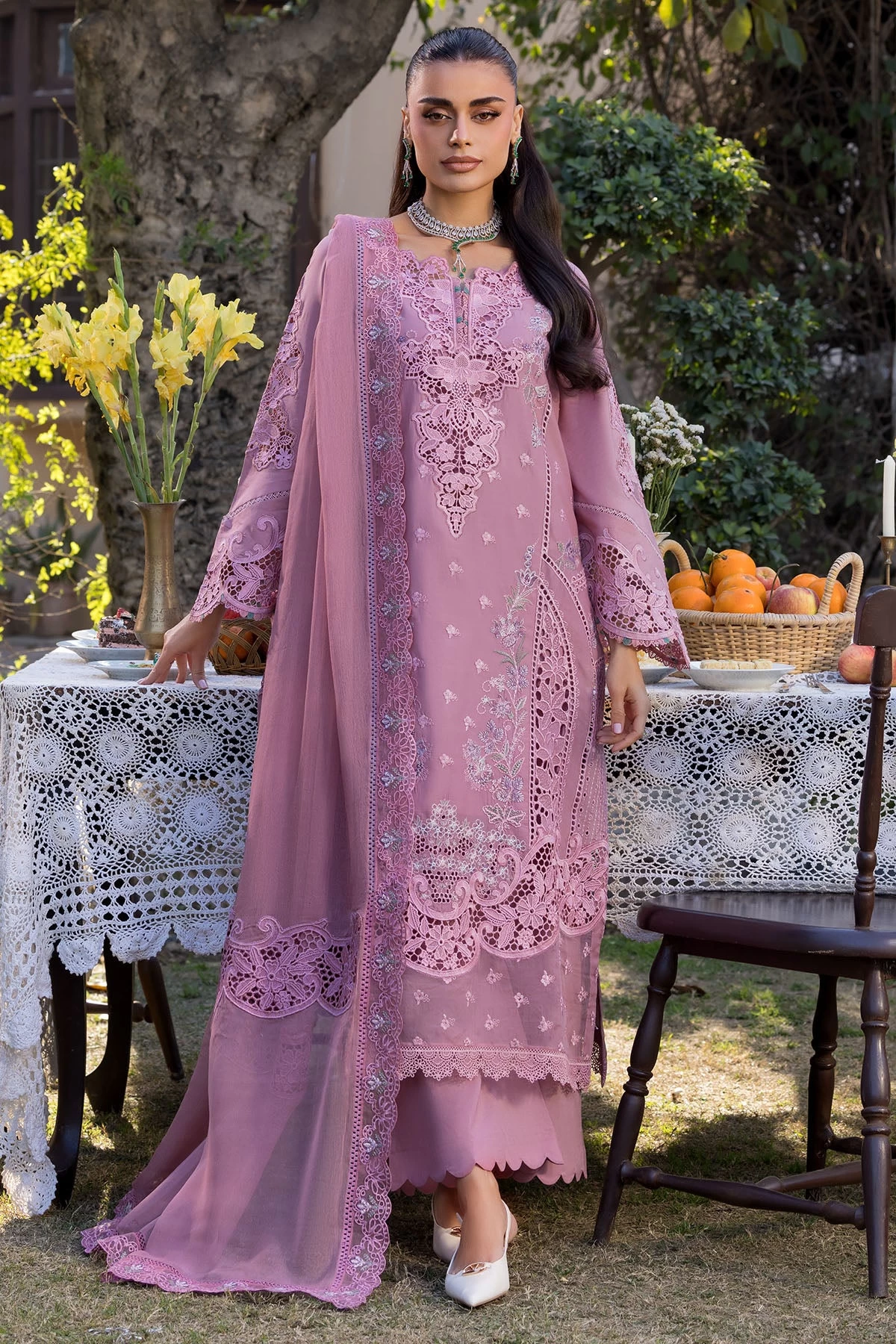 5923-SERRE EMBROIDERED LAWN - MWU05923-999-SERRE