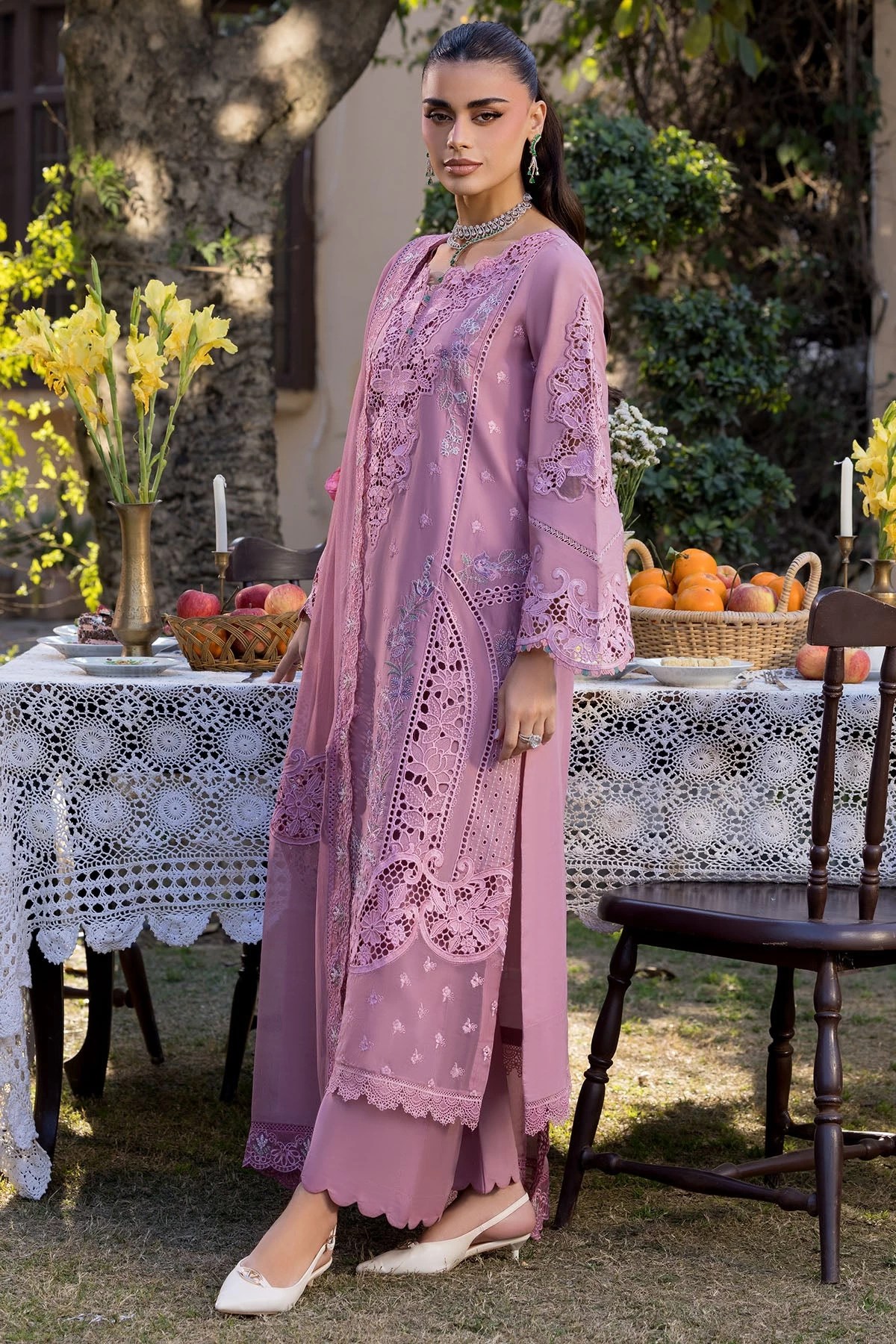 5923-SERRE EMBROIDERED LAWN - MWU05923-999-SERRE
