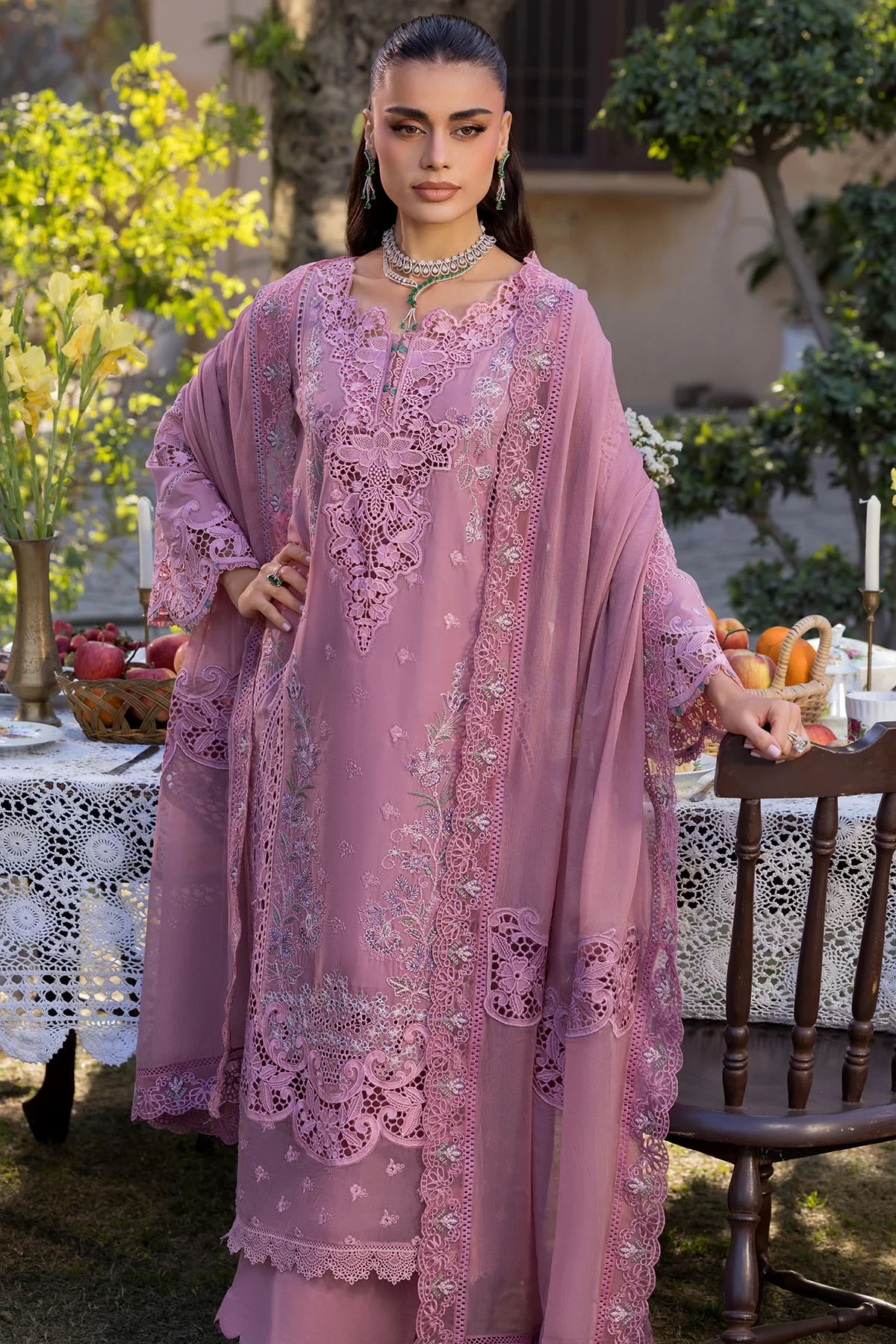 5923-SERRE EMBROIDERED LAWN - MWU05923-999-SERRE