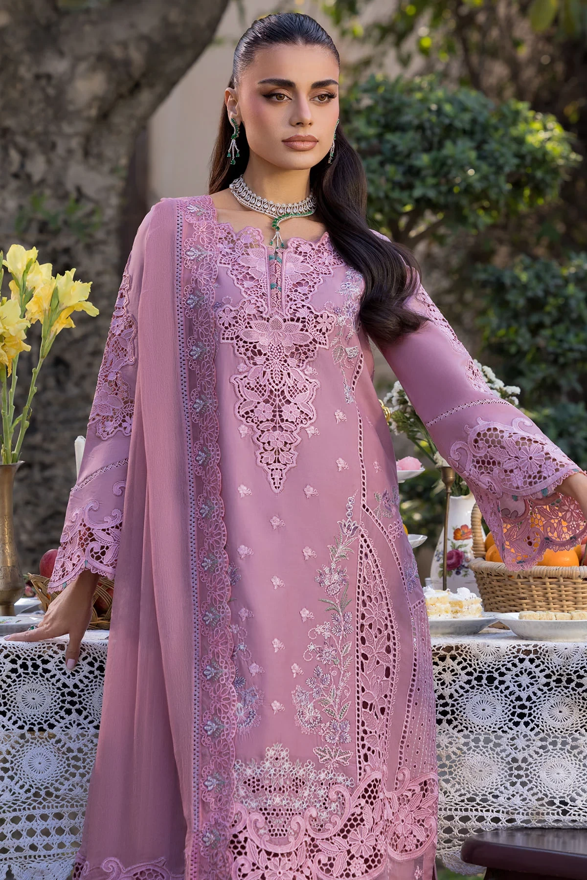 5923-SERRE EMBROIDERED LAWN - MWU05923-999-SERRE