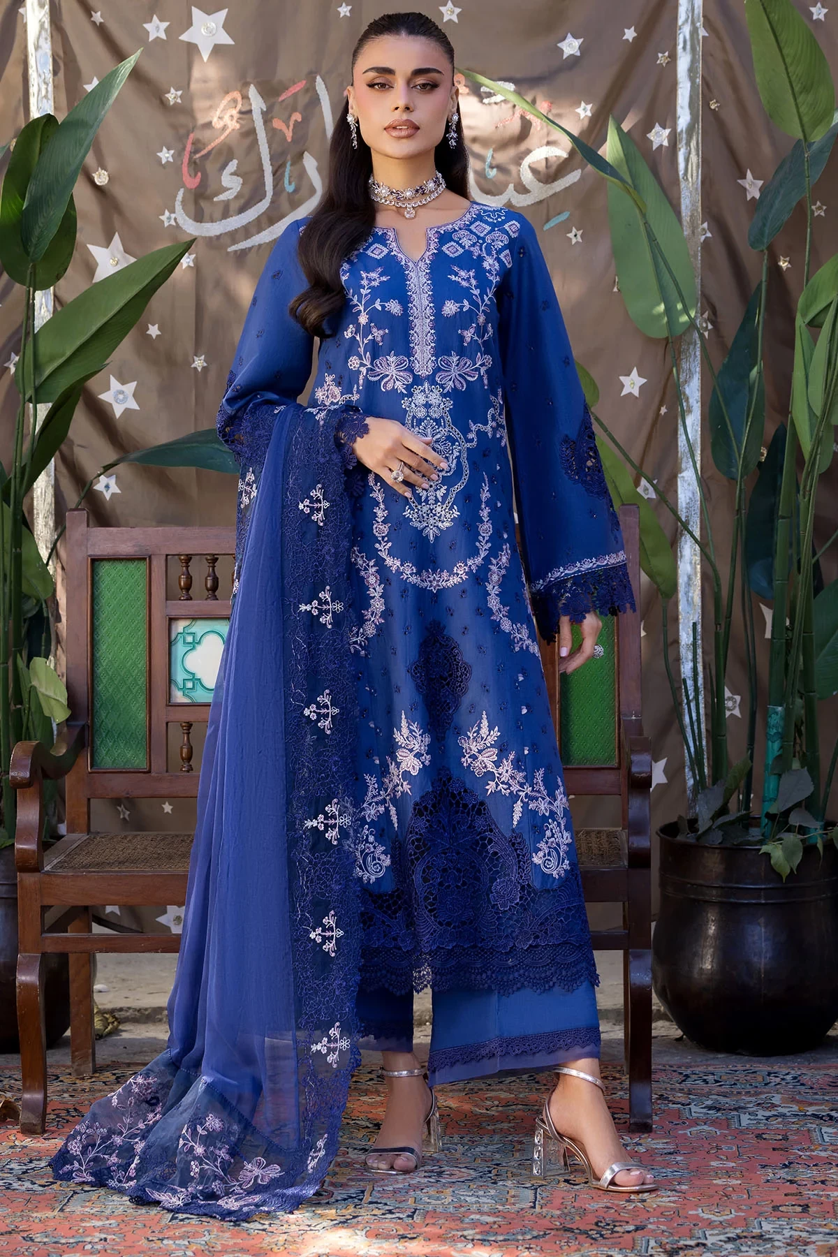 5924-CORALINE EMBROIDERED LAWN - MWU05924-999-CORALINE
