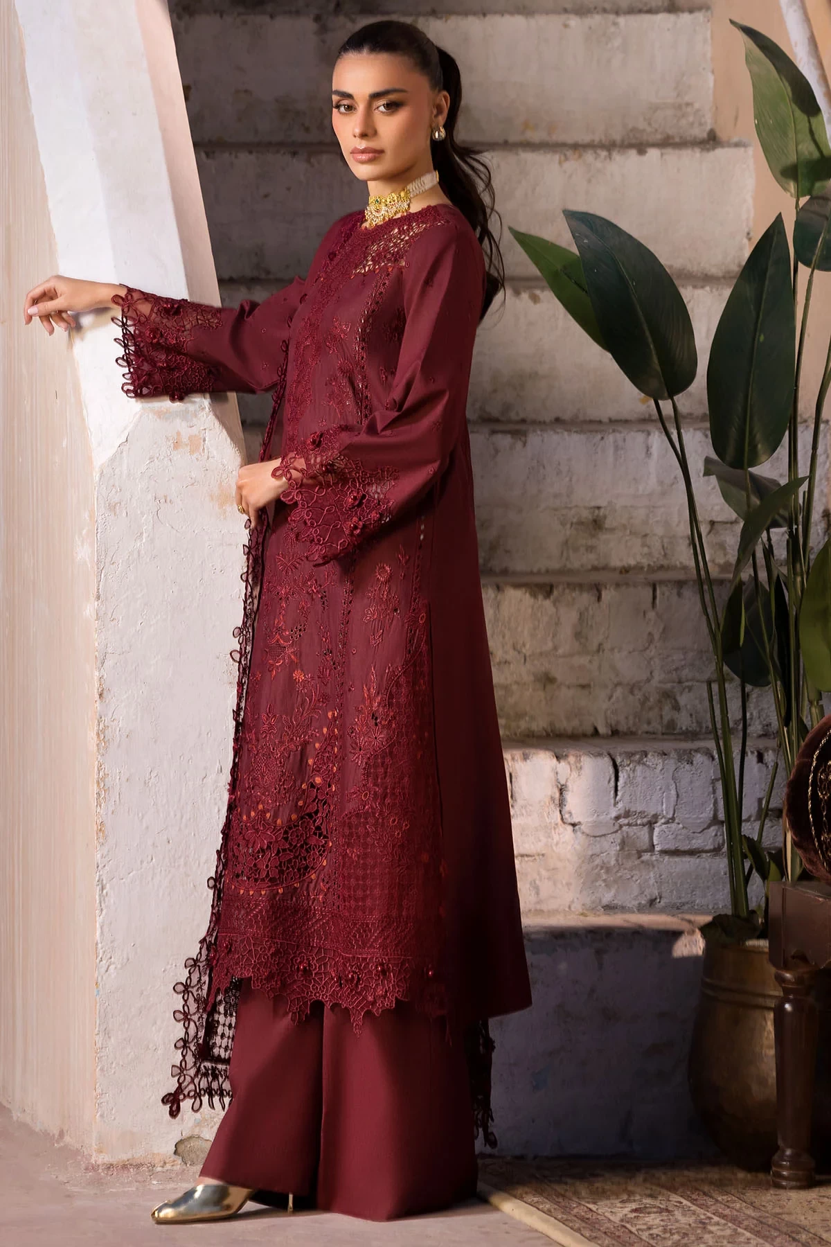 5936-CATALINA EMBROIDERED LAWN - MWU05936-999-CATALINA