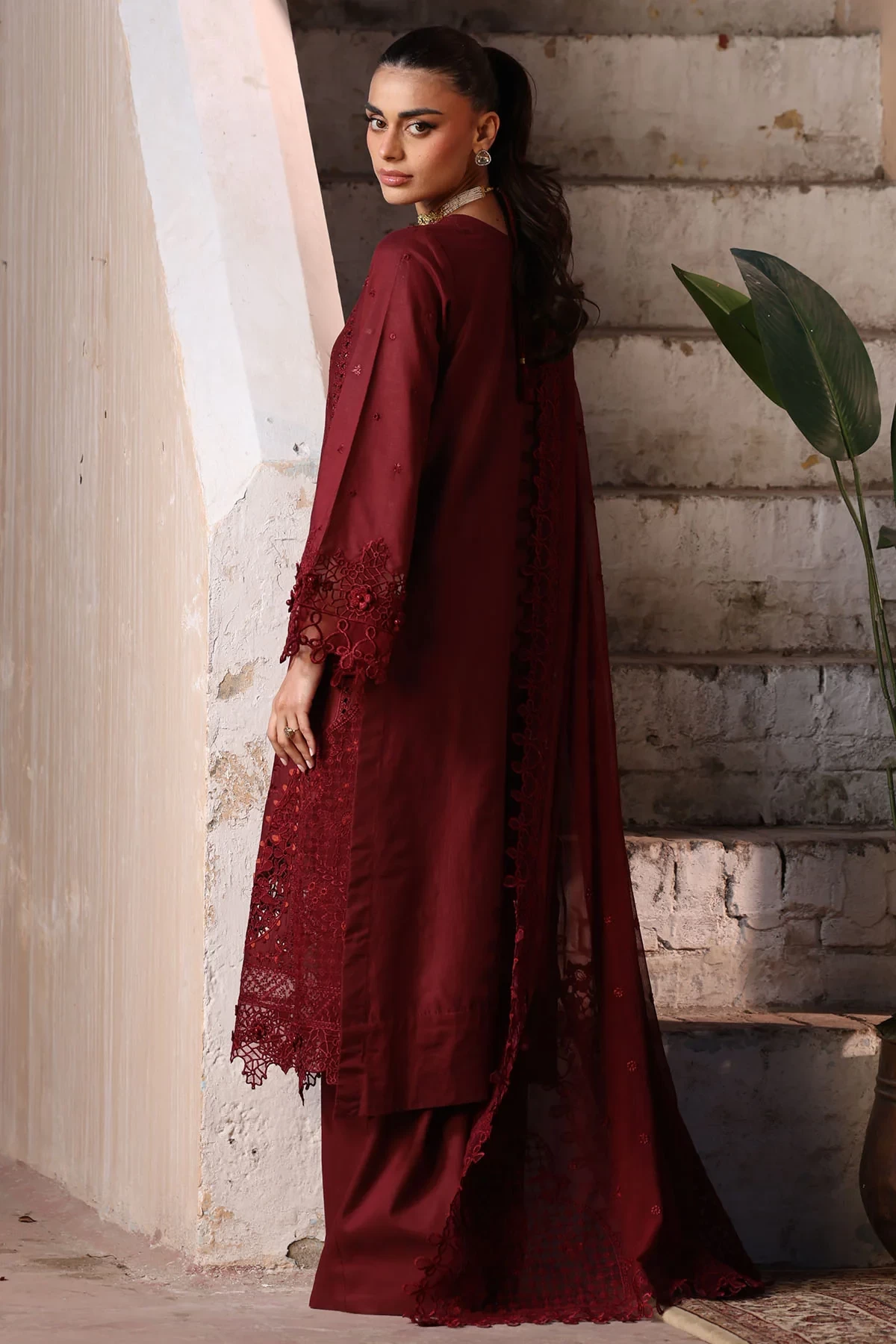5936-CATALINA EMBROIDERED LAWN - MWU05936-999-CATALINA