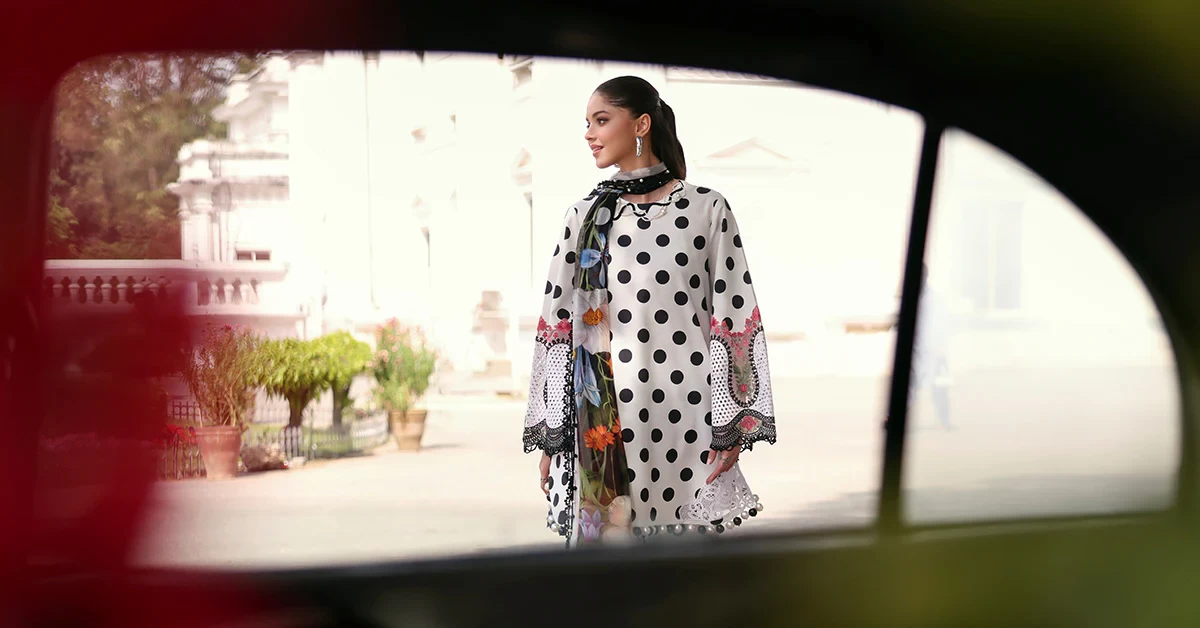 3 Piece  Embroidered Lawn Suit - MPT-3008-A