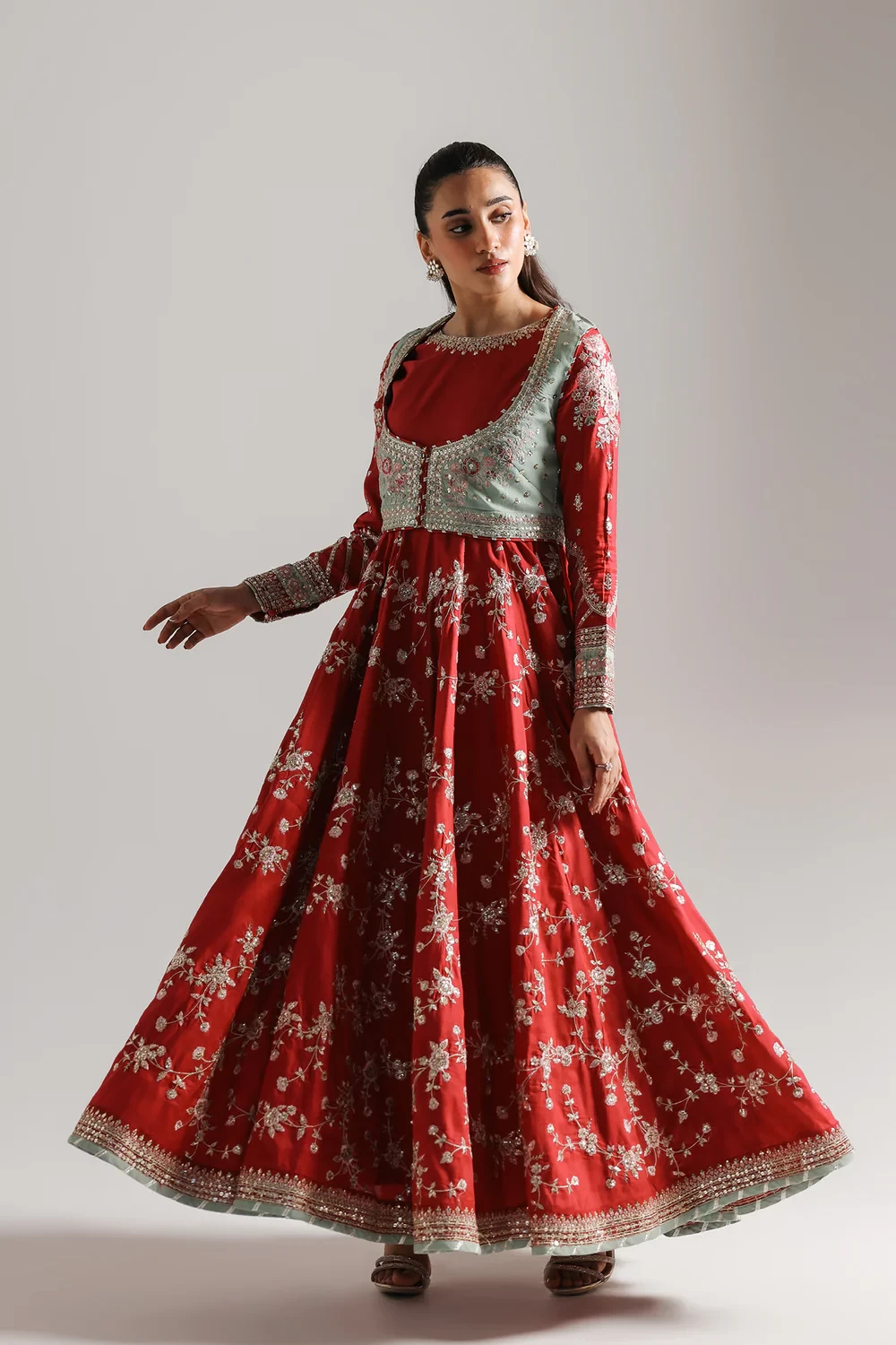 EMBROIDERED DRESS - E0954/104/808