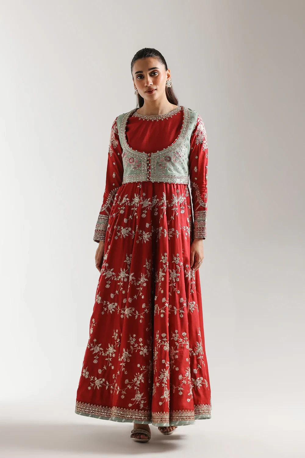 EMBROIDERED DRESS - E0954/104/808