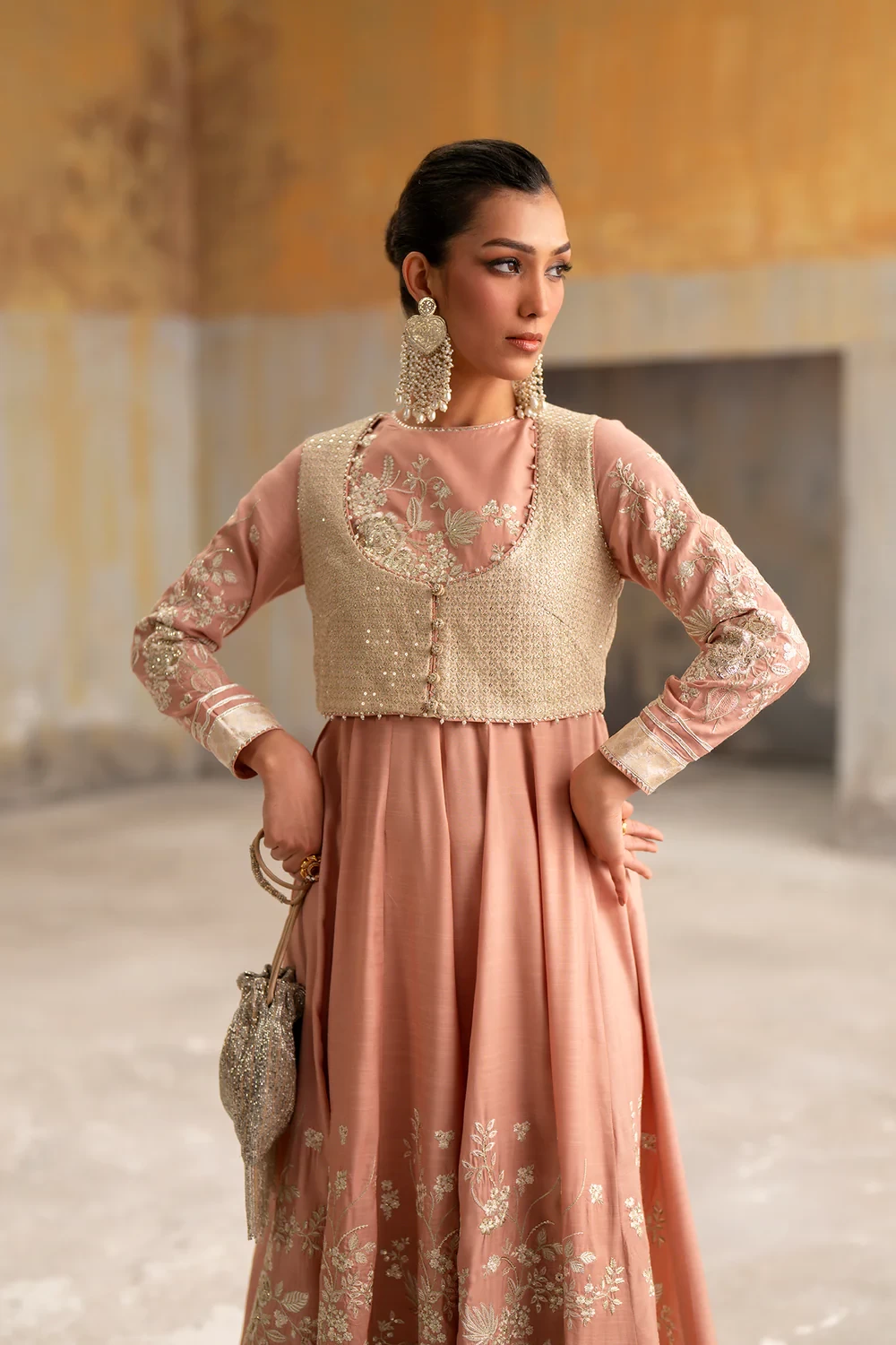 EMBROIDERED DRESS - E1053/104/326