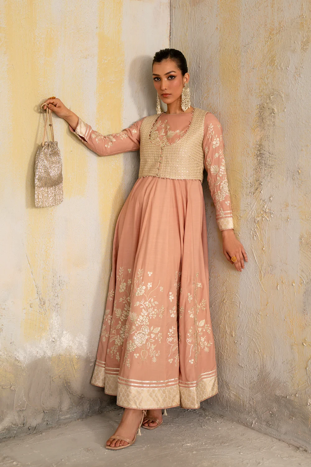 EMBROIDERED DRESS - E1053/104/326