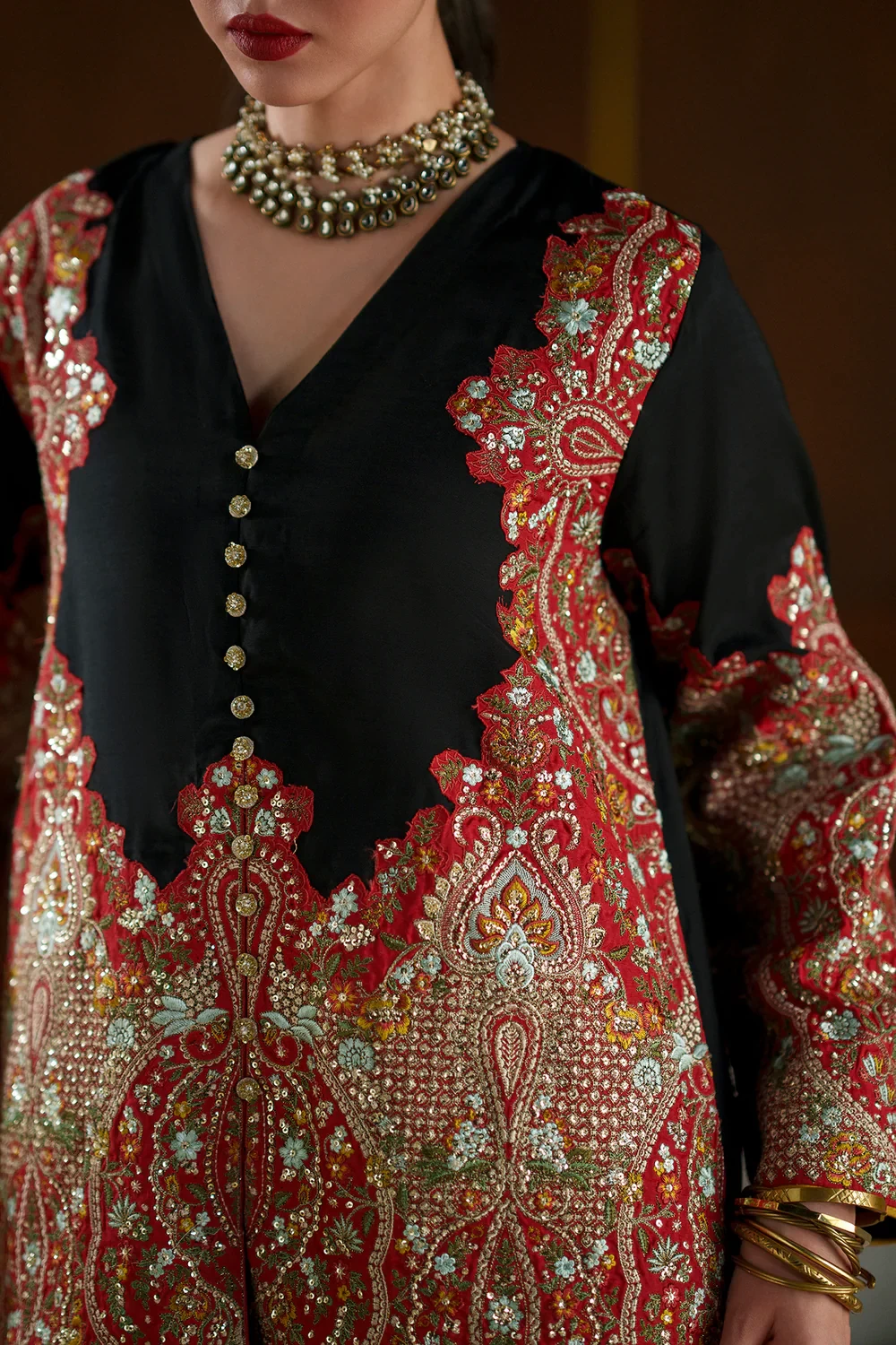 EMBROIDERED SUIT - E1122/104/902