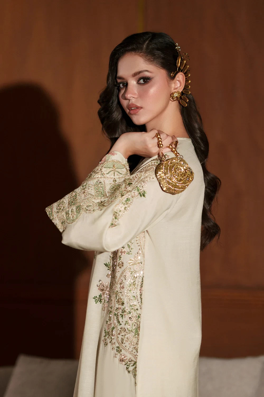 EMBROIDERED KAFTAN - E1112/104/006