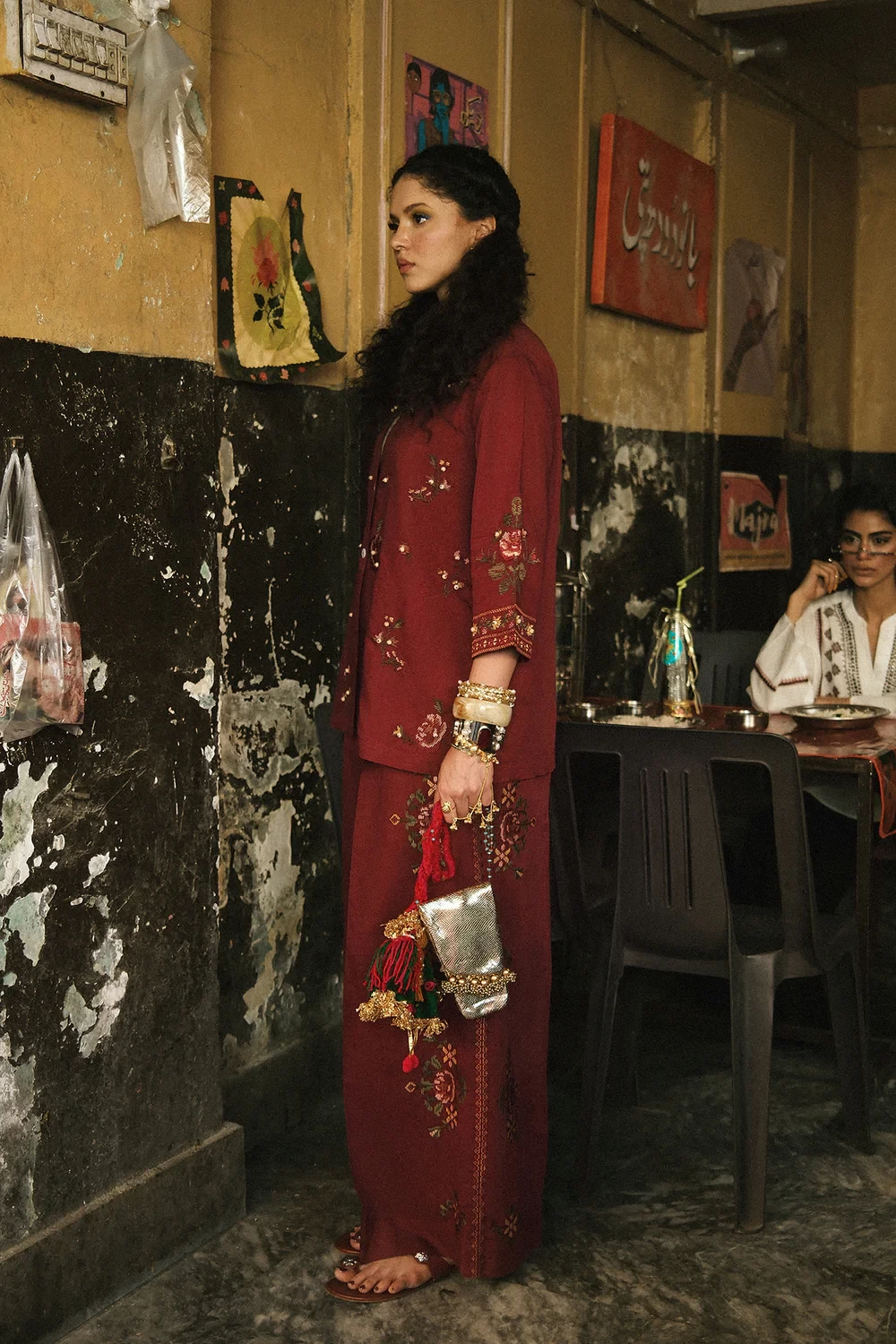 EMBROIDERED SUIT - E0771/119/305