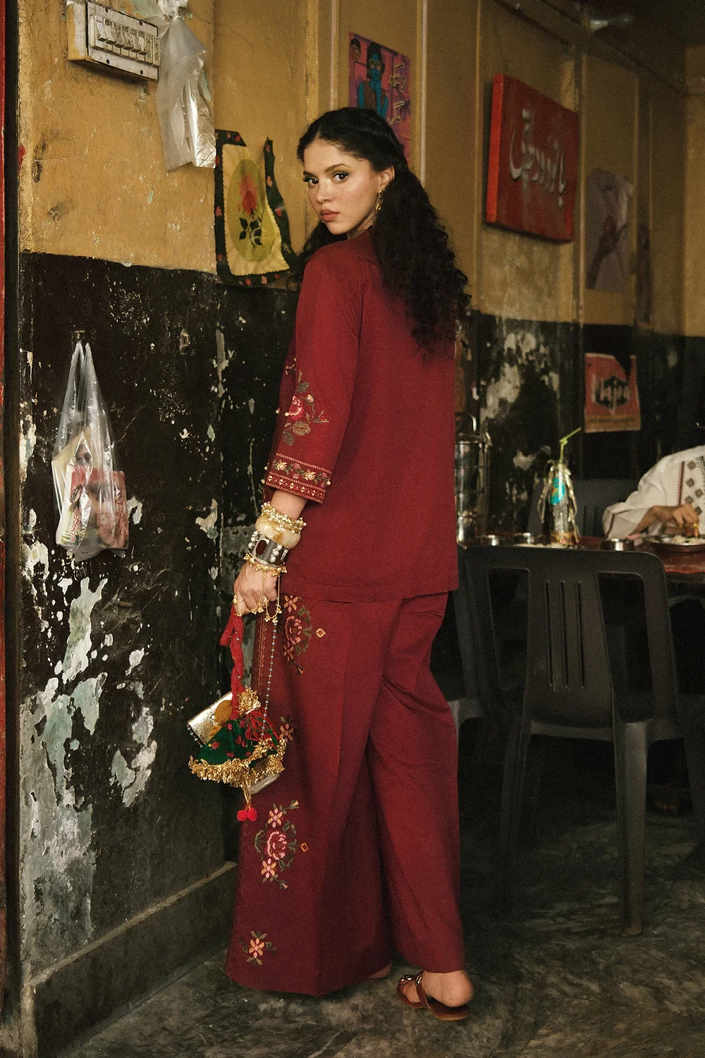 EMBROIDERED SUIT - E0771/119/305