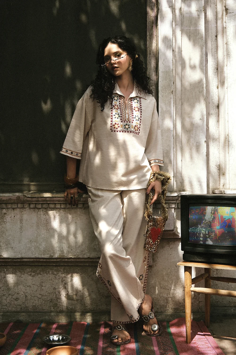 EMBROIDERED SUIT - E0842/119/005