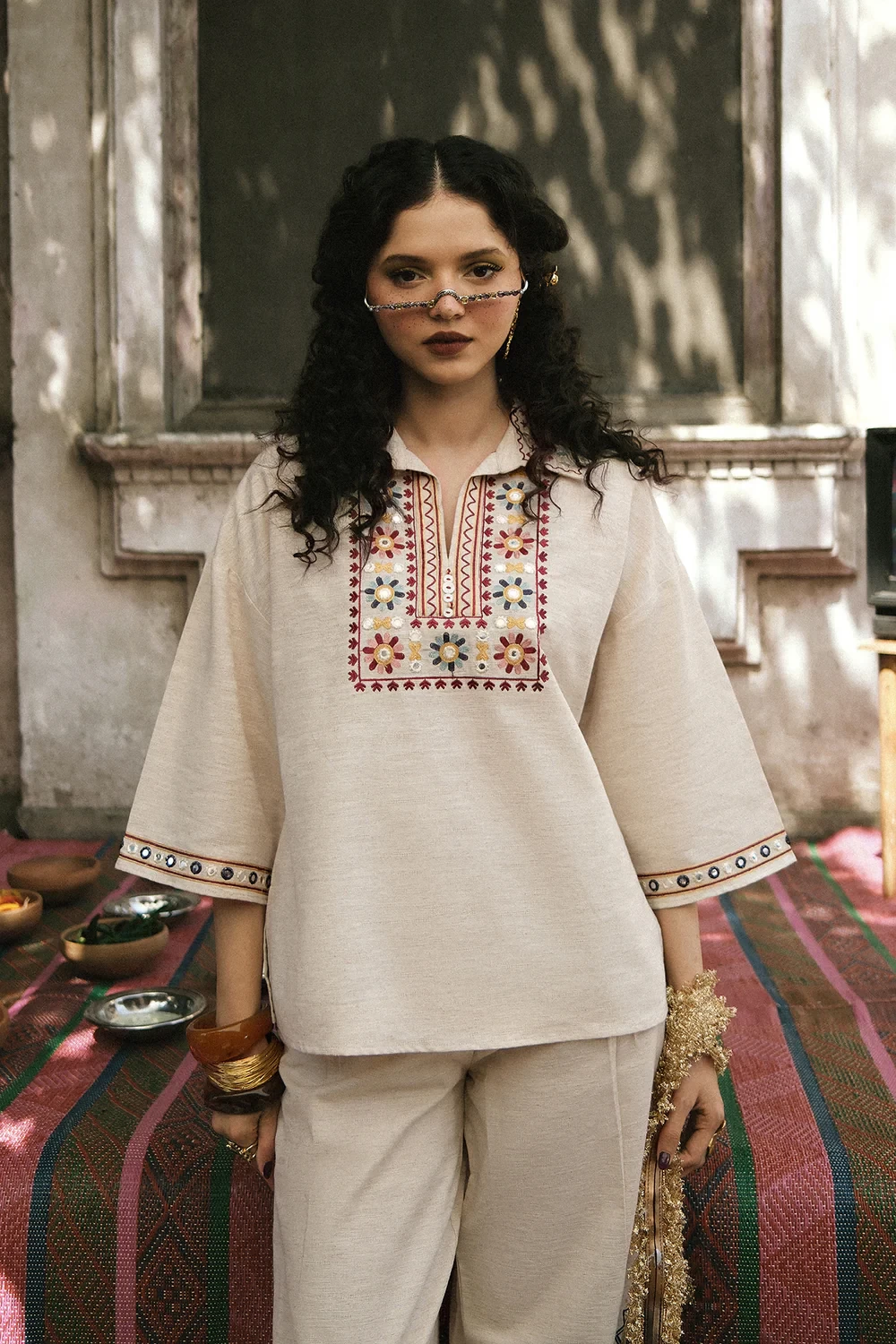 EMBROIDERED SUIT - E0842/119/005
