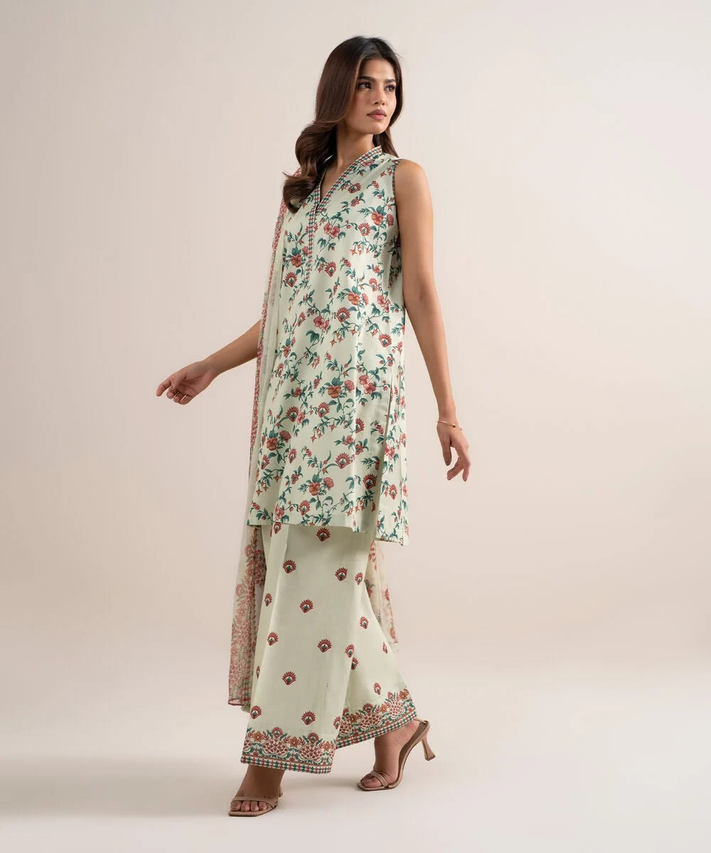 3 Piece Printed Lawn Suit  - U3PDYS26V615