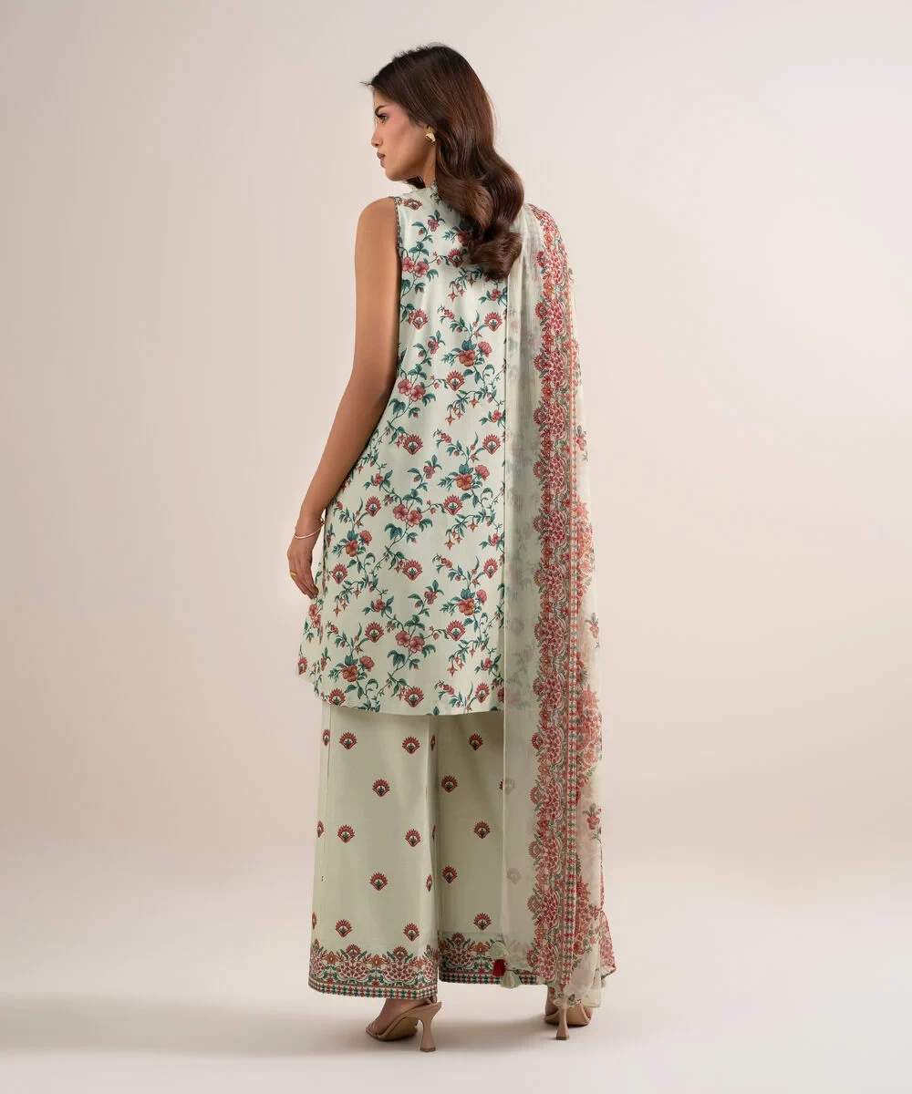 3 Piece Printed Lawn Suit  - U3PDYS26V615
