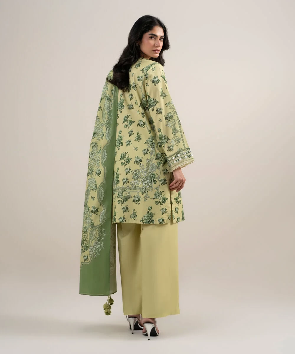 3 Piece - Embroidered Lawn Suit - 2DEDYS26V651