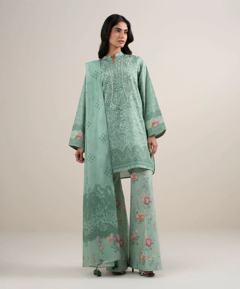 3 Piece - Embroidered Lawn Suit - 3PEDYS26V662