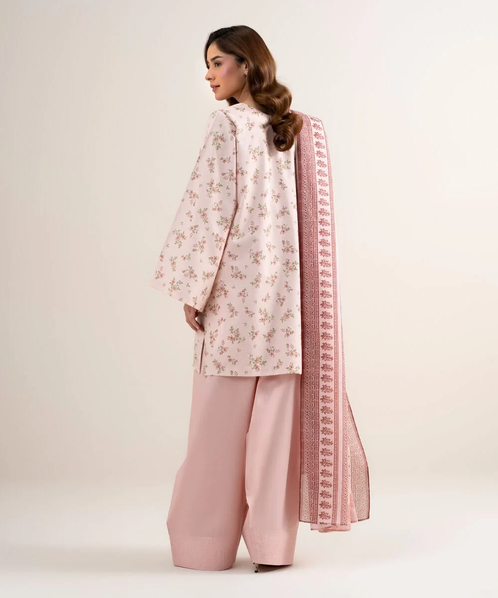 3 Piece - Embroidered Zari Lawn Suit - 3PEDYS26V671