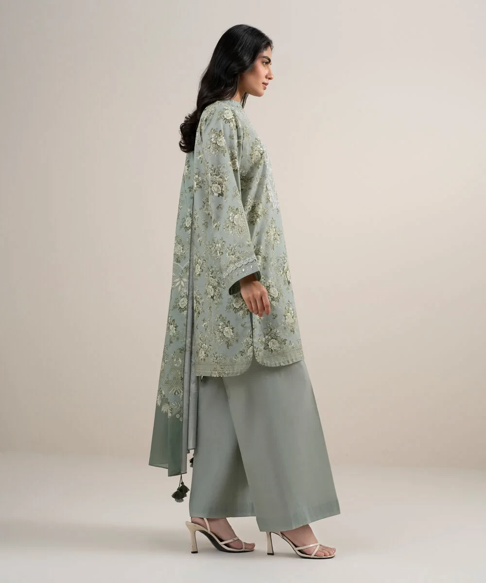 3 Piece - Embroidered Lawn Suit - 2DEDYS26V650