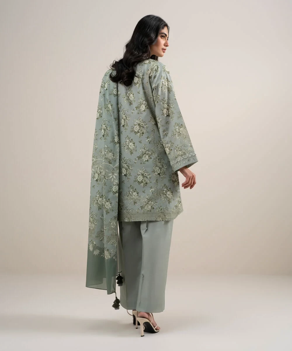 3 Piece - Embroidered Lawn Suit - 2DEDYS26V650