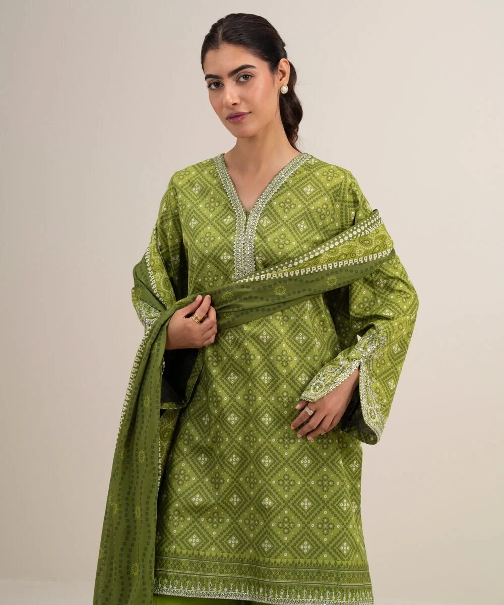 3 Piece - Embroidered Lawn Suit - 3PEDYS26V631