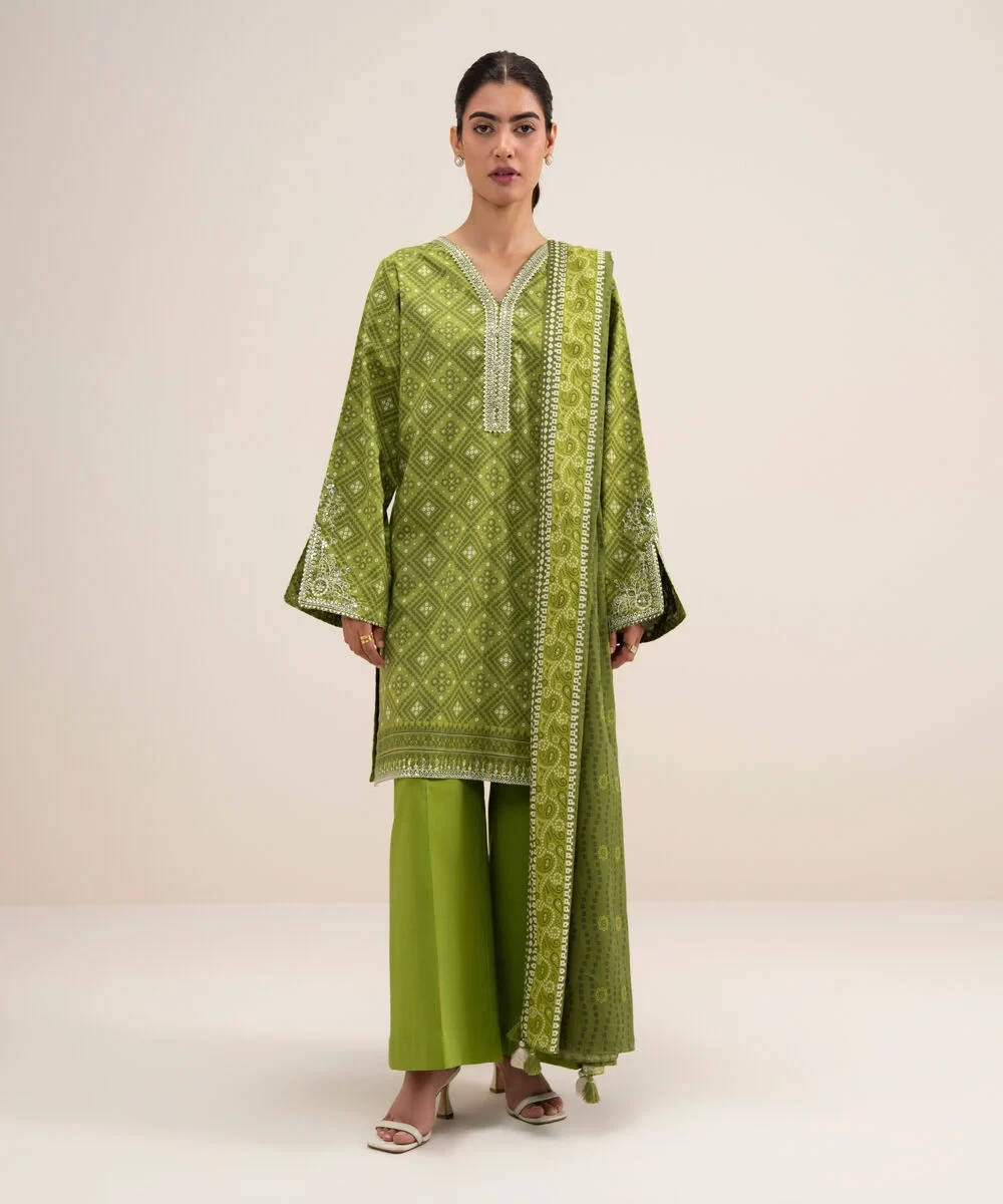 3 Piece - Embroidered Lawn Suit - 3PEDYS26V631