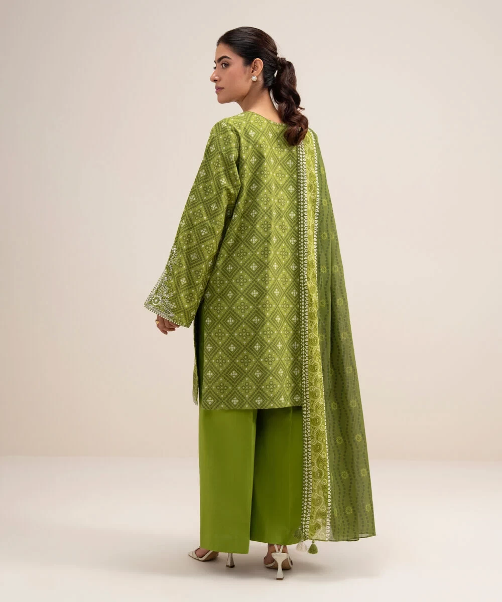 3 Piece - Embroidered Lawn Suit - 3PEDYS26V631