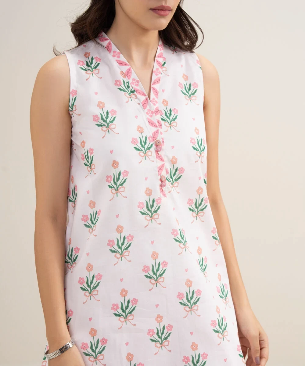 3 Piece - Printed Lawn Suit - U2DEDYS26V65