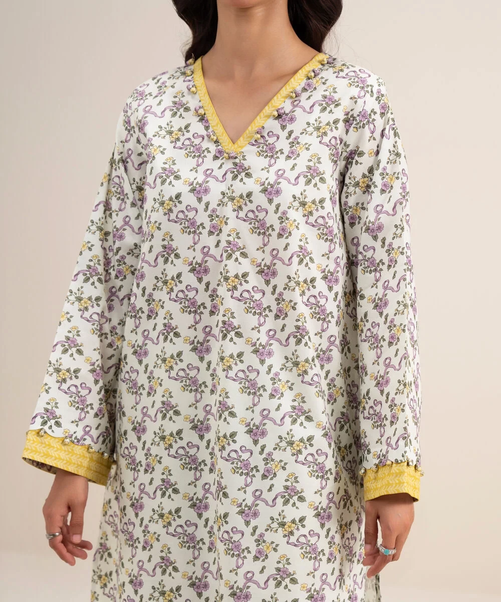 3 Piece - Printed Lawn Suit - U2DEDYS26V68