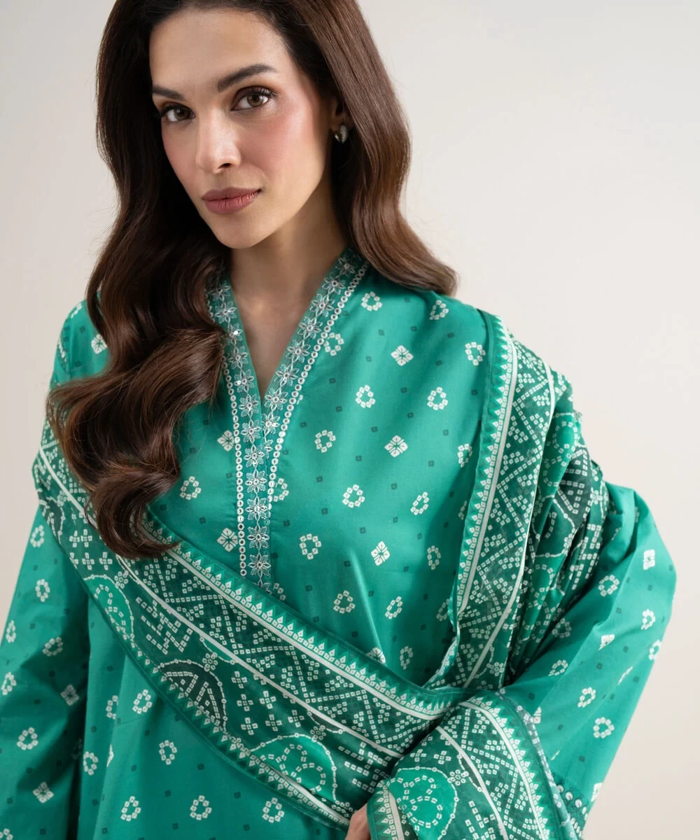 3 Piece - Embroidered Lawn Suit - 3PEDYS26V629