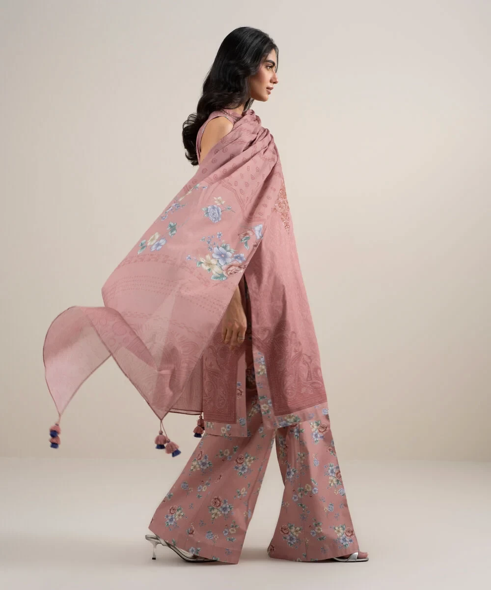 3 Piece - Embroidered Lawn Suit - 3PEDYS26V663