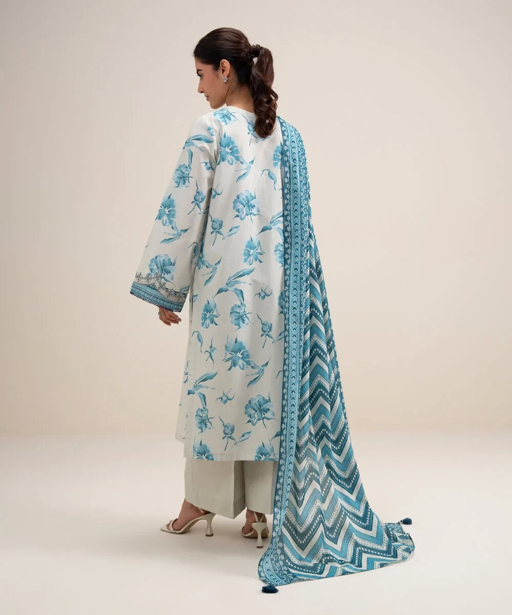 3 Piece - Embroidered Lawn Suit - 2DEDYS26V643