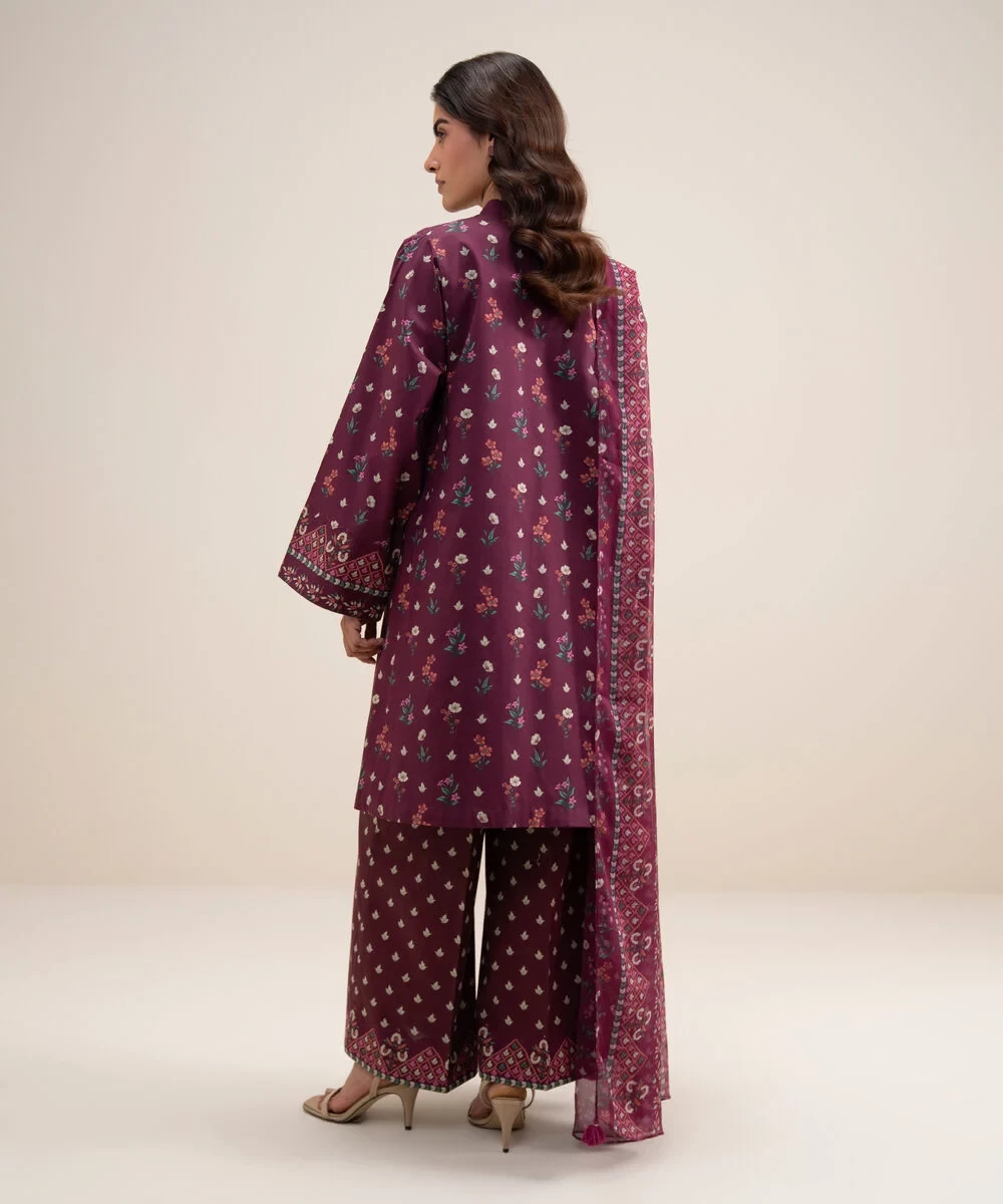 3 Piece - Printed Lawn Suit - U3PDYS26V613