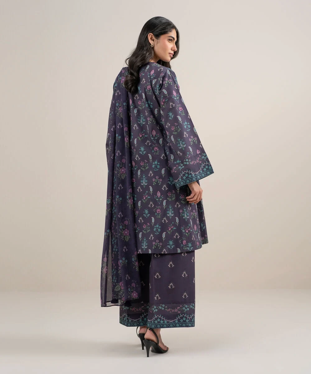 3 Piece - Printed Lawn Suit - U3PDYS26V616