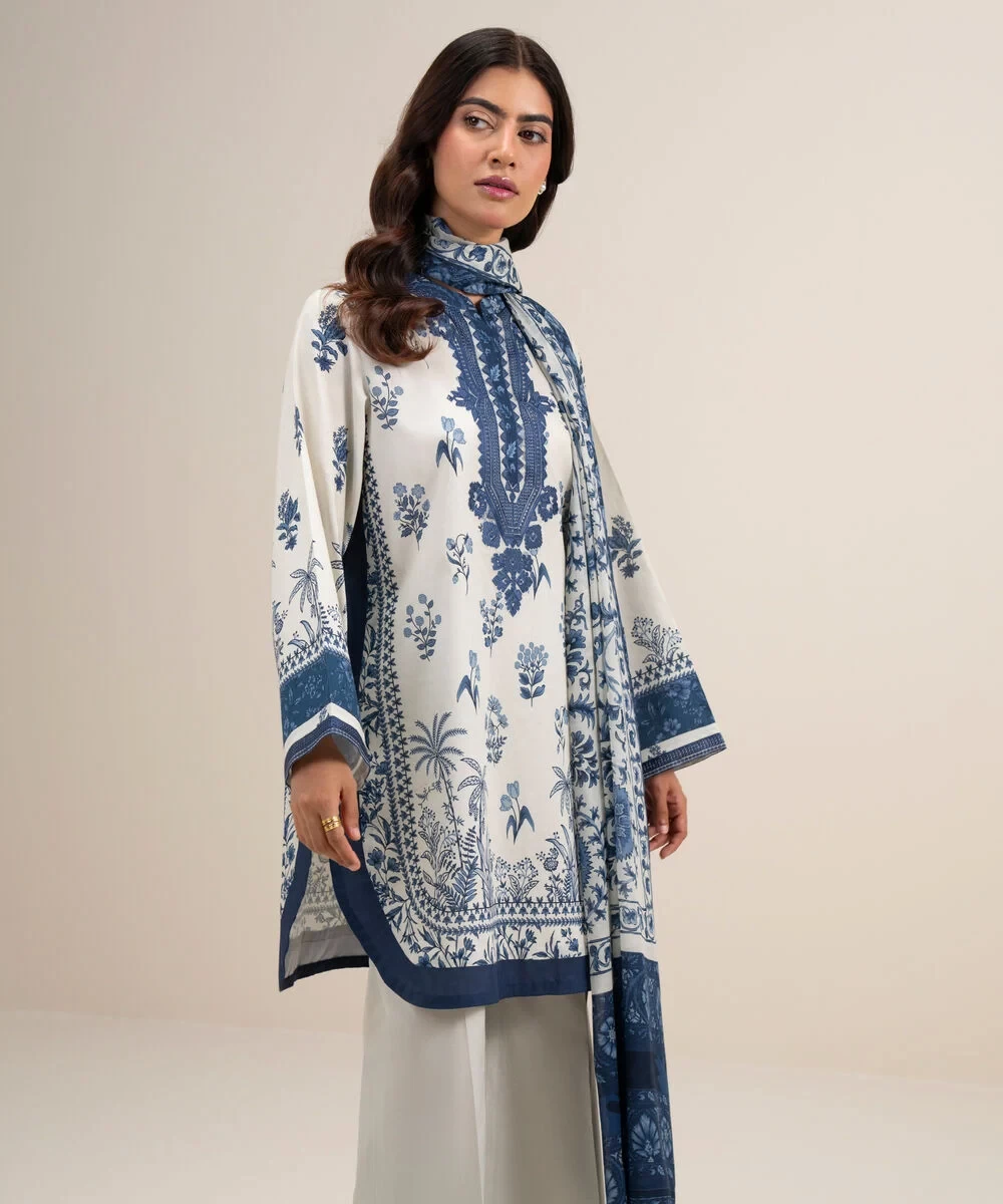 3 Piece - Embroidered Lawn Suit - 3PEDYS26V659