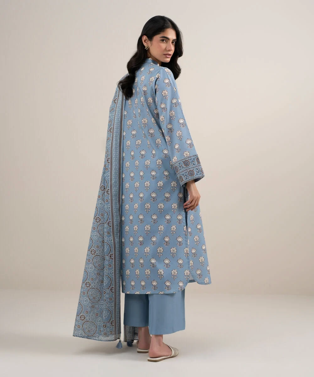 3 Piece - Printed Lawn Suit - U3PDDS26V628
