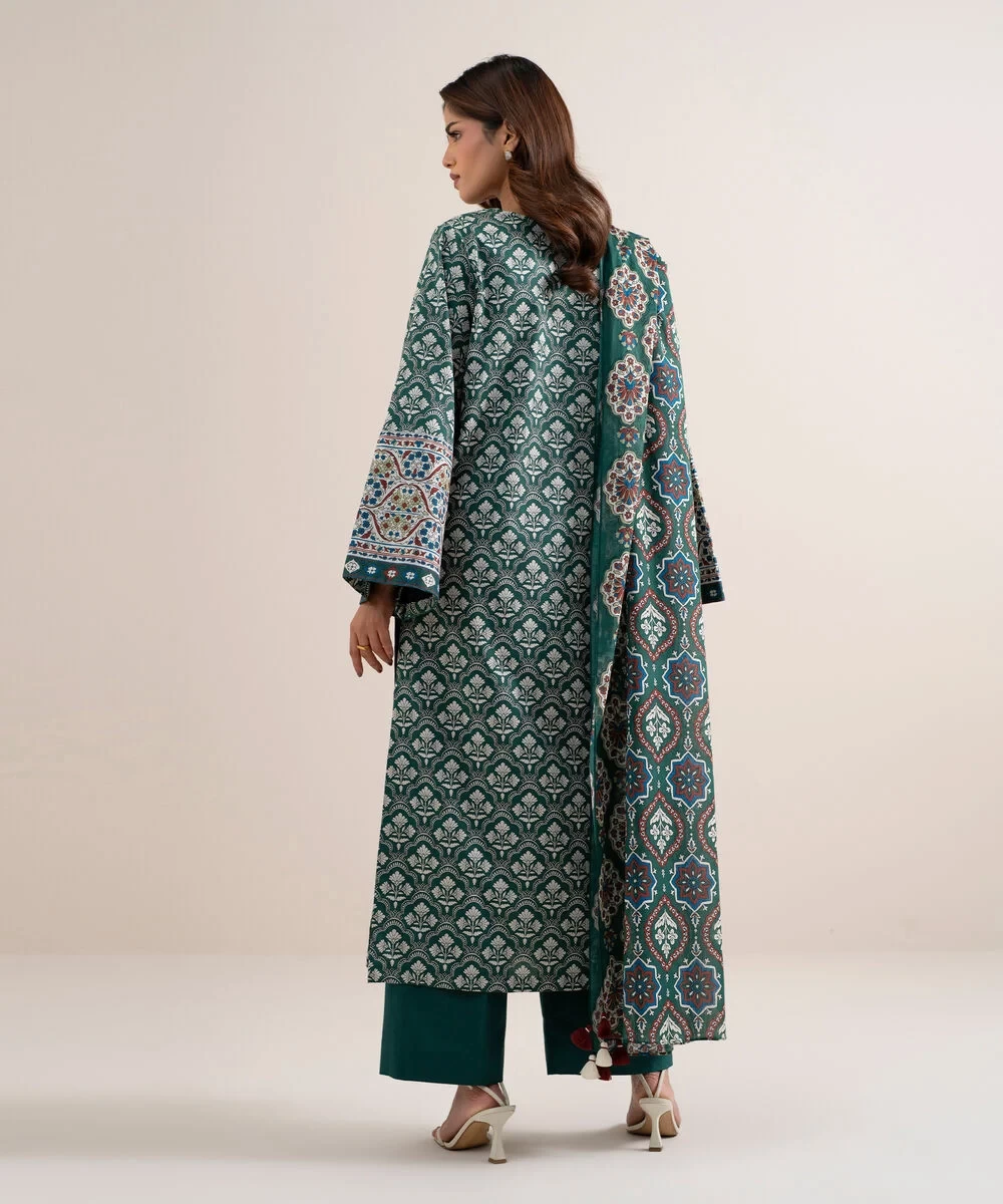 3 Piece - Printed Lawn Suit - U3PDDS26V624