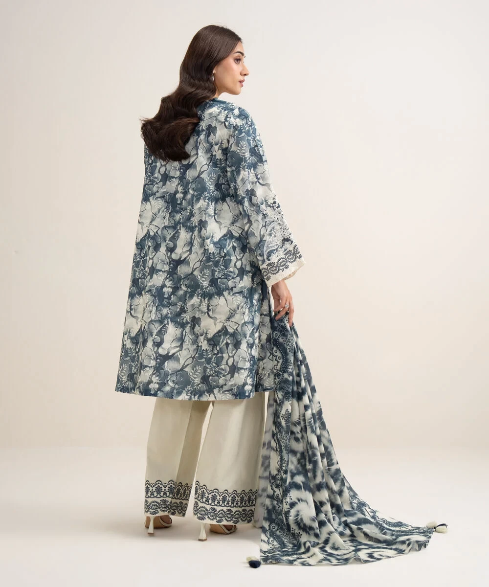 3 Piece - Embroidered Lawn Suit - 3PEDYS26V639