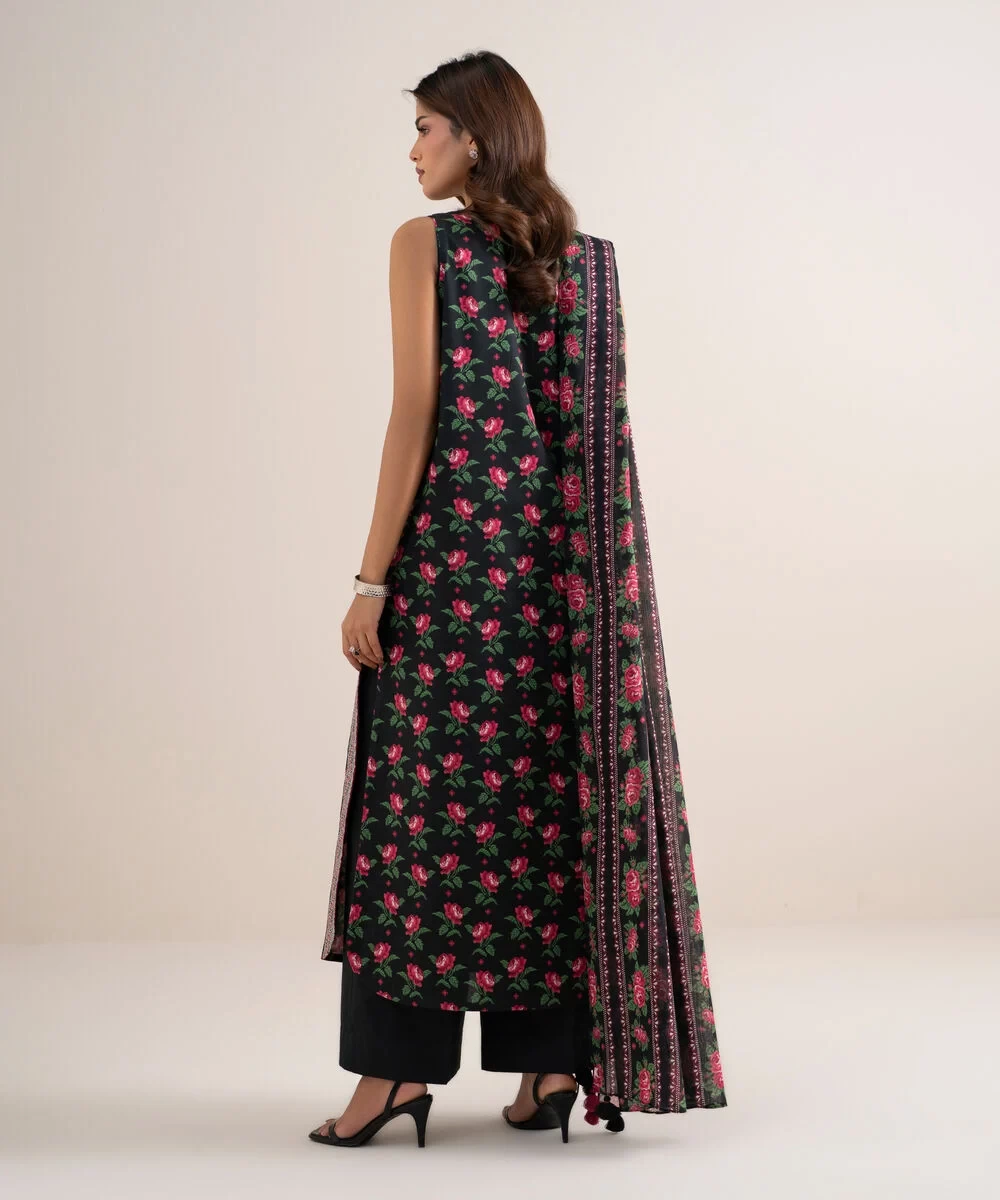 3 Piece - Printed Lawn Suit - U2TDDS26V640