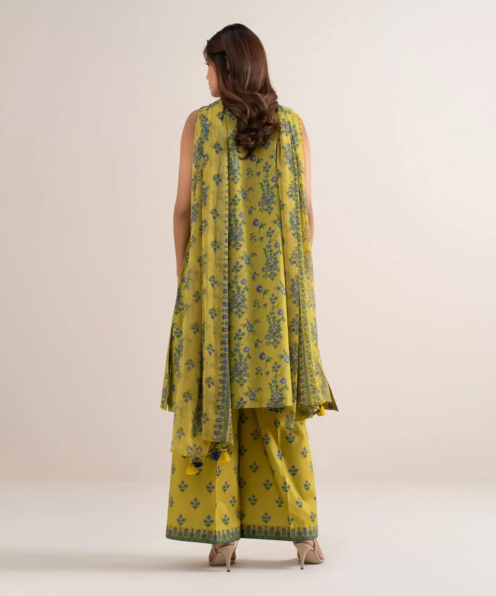 3 Piece - Printed Lawn Suit - U3PDYS26V614